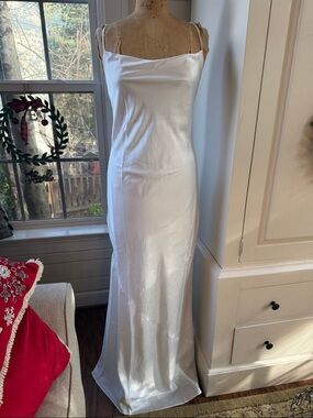 MUMU Tuscany Maxi Slip Dress White Size Women’s Small